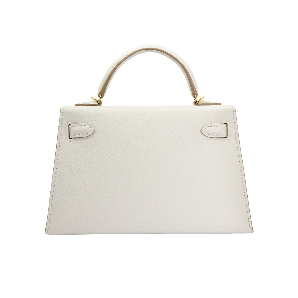 未使用] エルメス ケリーミニドゥ ミニ 2 エプソン グリスパール  