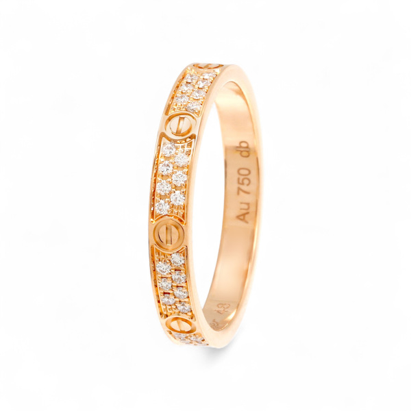 ⭐極美品✨Cartier 18Kゴールド リング ダイヤモンド付き 14号 Cartier 18Kゴールド ダイヤモンドリング - メルカリ